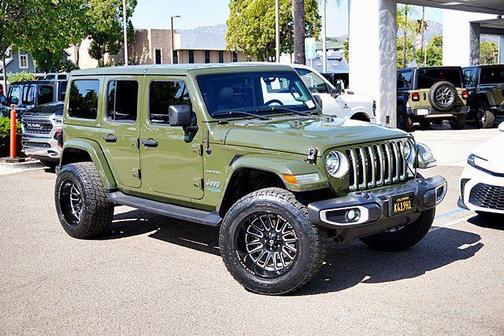 Sarge Green Clearcoat 2021 Jeep Wrangler Unlimited 4xe Sahara