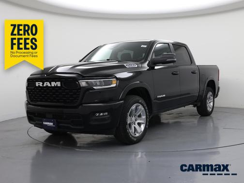 Black 2025 RAM 1500 Bighorn