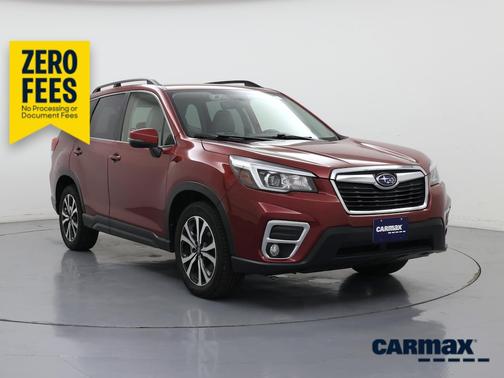 Red 2020 Subaru Forester Limited