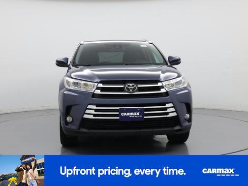 Blue 2017 Toyota Highlander XLE