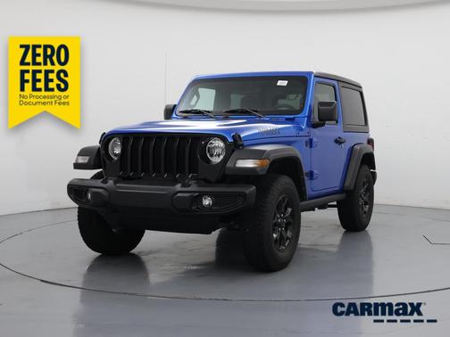 Blue 2022 Jeep Wrangler Willys Sport