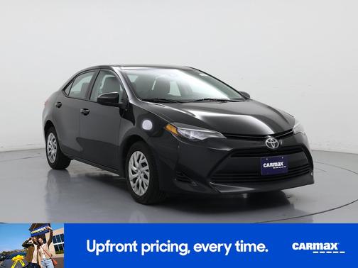 Black 2017 Toyota Corolla LE