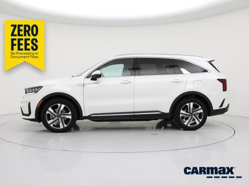 White 2024 Kia Sorento Hybrid SX Prestige