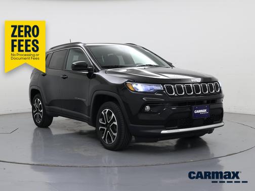 Black 2023 Jeep Compass Limited