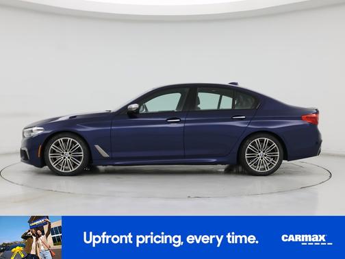 Blue 2018 BMW M550 I xDrive