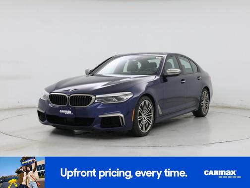 Blue 2018 BMW M550 I xDrive
