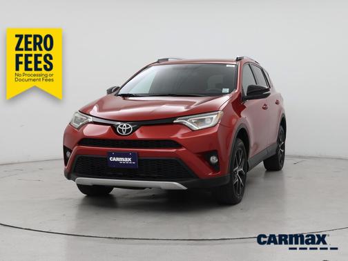Red 2016 Toyota RAV4 SE