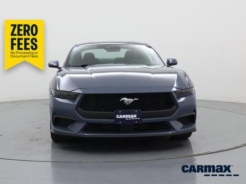 Blue 2025 Ford Mustang Ecoboost