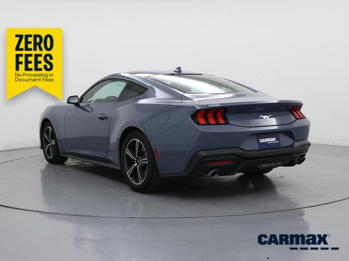 Blue 2025 Ford Mustang Ecoboost