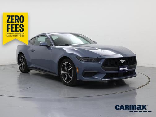Blue 2025 Ford Mustang Ecoboost