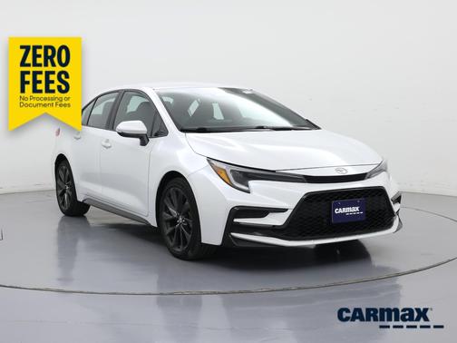White 2023 Toyota Corolla SE