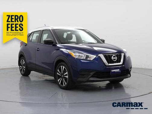 Blue 2020 Nissan Kicks SV