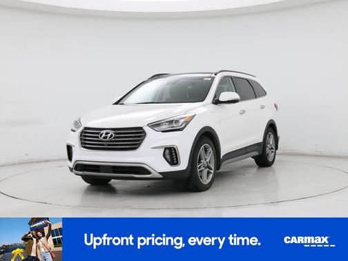White 2017 Hyundai SANTA FE Limited Ultimate