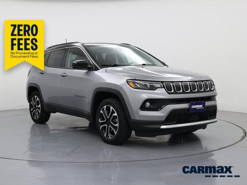 Silver 2022 Jeep Compass Limited