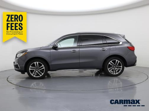 Gray 2017 Acura MDX Advance