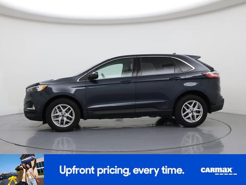 Blue 2022 Ford Edge SEL