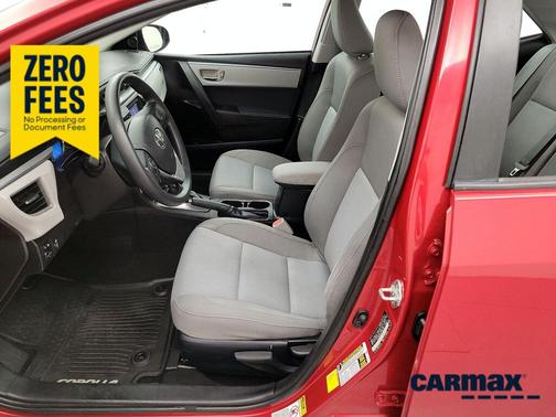 Red 2016 Toyota Corolla LE