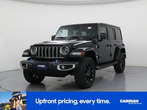Black 2024 Jeep Wrangler 4xe Sahara