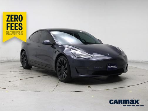 Gray 2023 Tesla Model 3 Performance