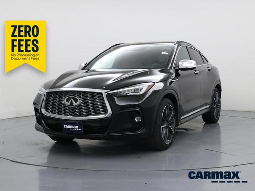 Black 2025 INFINITI QX55 Sensory