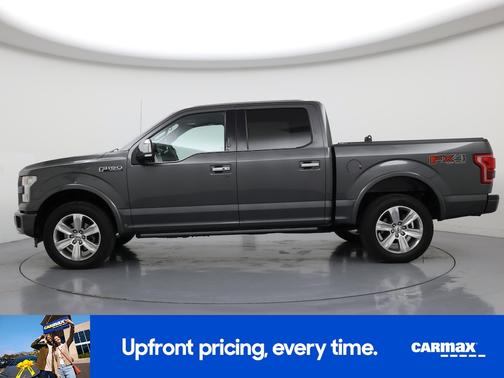 Gray 2016 Ford F-150 Platinum