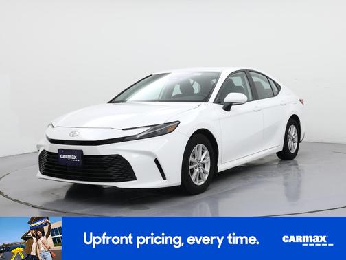White 2025 Toyota Camry LE