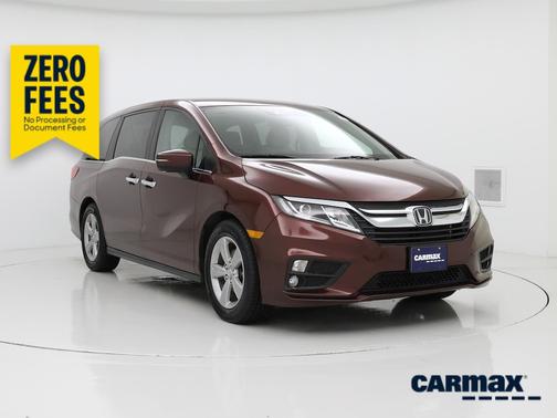 Red 2020 Honda Odyssey EX
