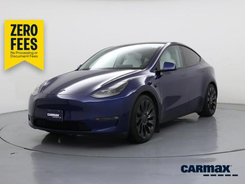 Blue 2023 Tesla Model Y Performance