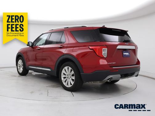 Red 2021 Ford Explorer Limited