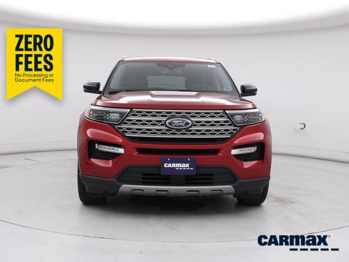 Red 2021 Ford Explorer Limited
