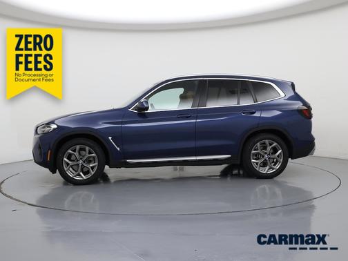 Blue 2022 BMW X3 XDrive30i