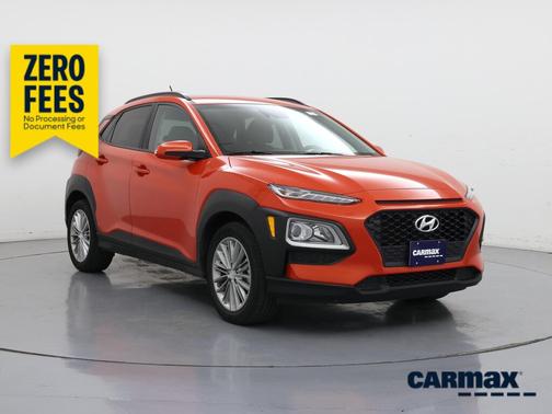Orange 2020 Hyundai KONA SEL