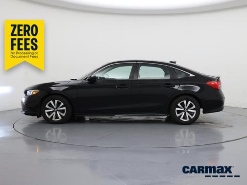 Black 2022 Honda Civic LX