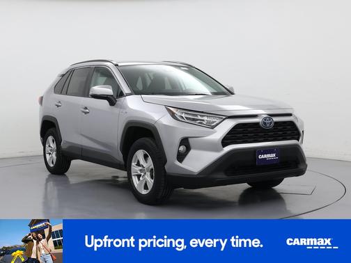 Silver 2021 Toyota RAV4 Hybrid XLE