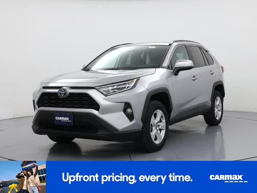 Silver 2021 Toyota RAV4 Hybrid XLE