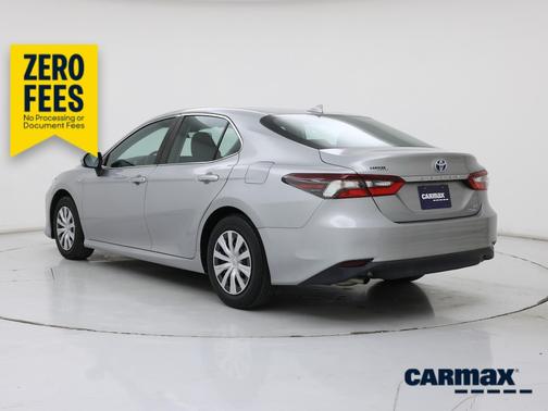 Silver 2021 Toyota Camry Hybrid LE