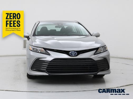 Silver 2021 Toyota Camry Hybrid LE
