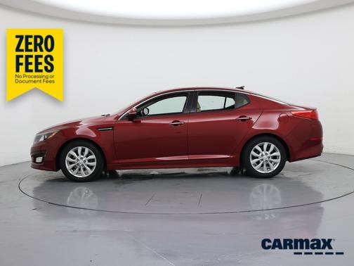 Red 2015 Kia Optima EX