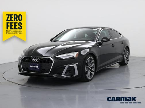 Black 2021 Audi A5 Sportback S-Line Premium Plus