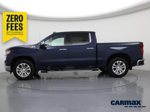Blue 2022 Chevrolet Silverado 1500 LTZ