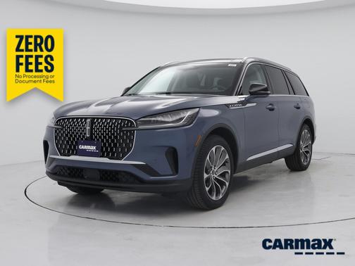 Blue 2025 Lincoln Aviator Premiere