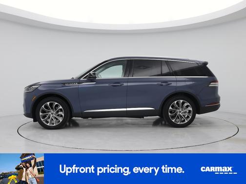Blue 2025 Lincoln Aviator Premiere