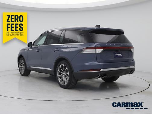 Blue 2025 Lincoln Aviator Premiere