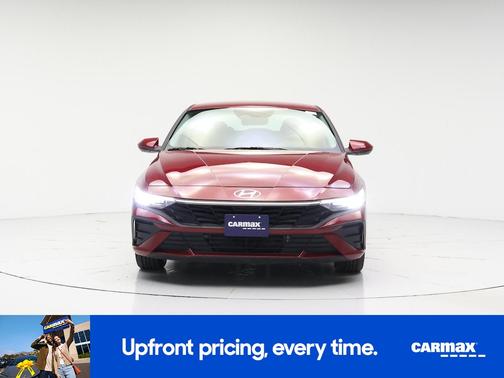Red 2025 Hyundai ELANTRA HEV Blue