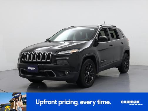 Black 2016 Jeep Cherokee Limited