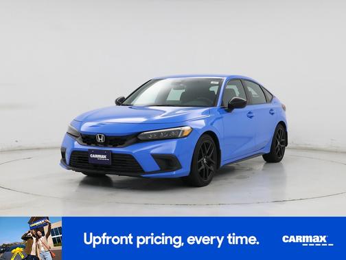 Blue 2023 Honda Civic Sport
