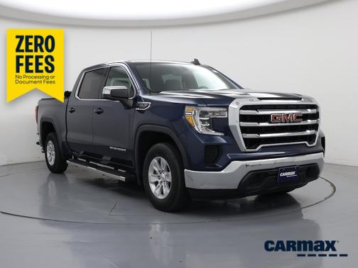 Blue 2021 GMC Sierra 1500 SLE