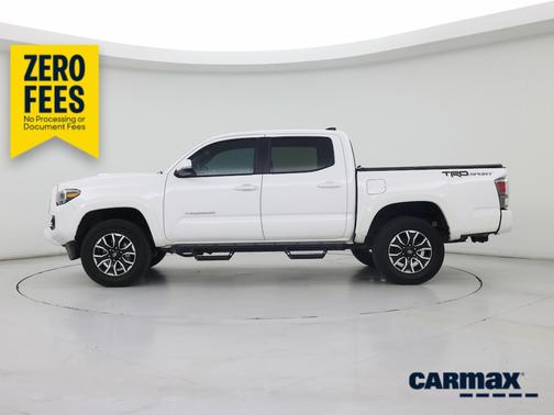White 2021 Toyota Tacoma TRD Sport