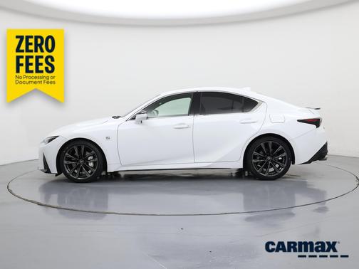 White 2021 Lexus IS 350 F-Sport