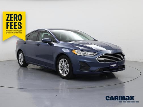 Blue 2019 Ford Fusion SE